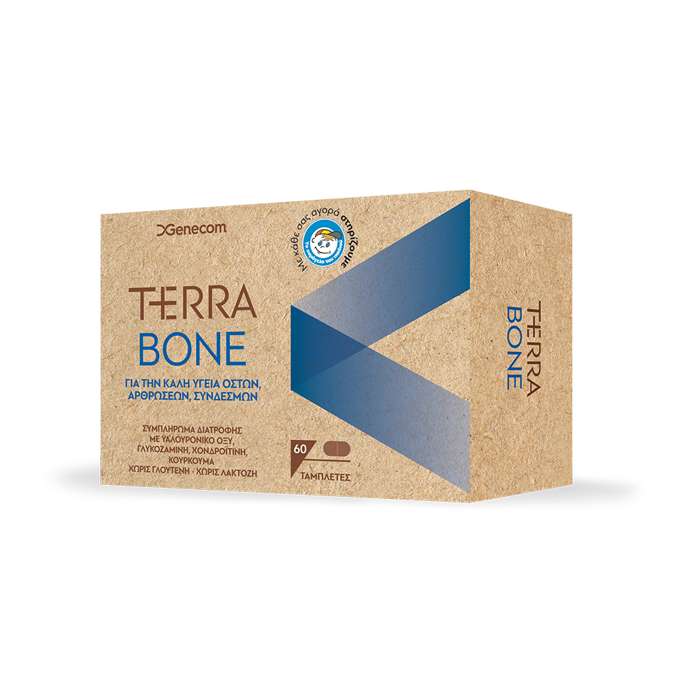Genecom Terra Bone για Οστά, Αρθρώσεις, Συνδέσμους 60tabs