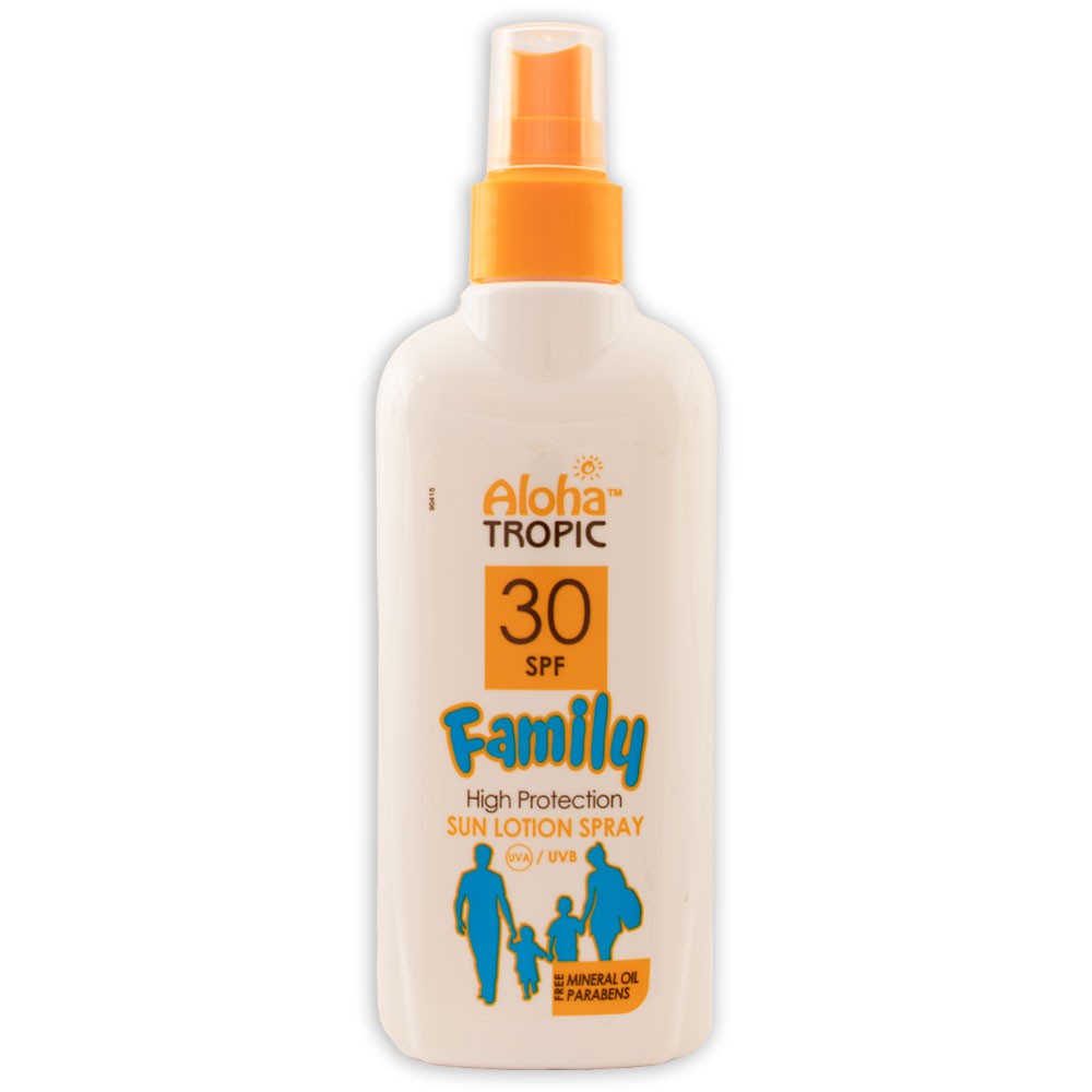 Aloha Tropic Family SPF30 Οικογενειακή Λοσίον Σπρέι Υψηλής Προστασίας 200ml