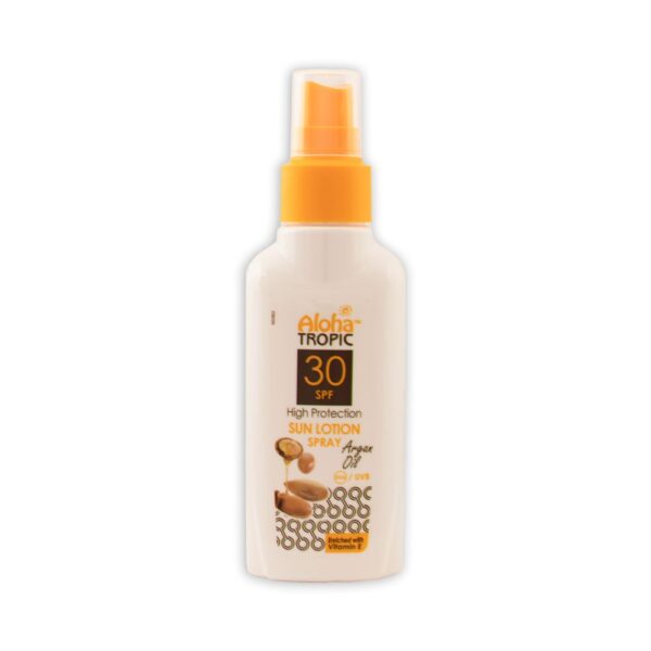 Aloha Tropic Micro Λοσιόν Σπρέι SPF30 Υψηλής Προστασίας με Λάδι Άργκαν και Αλόη 100ml