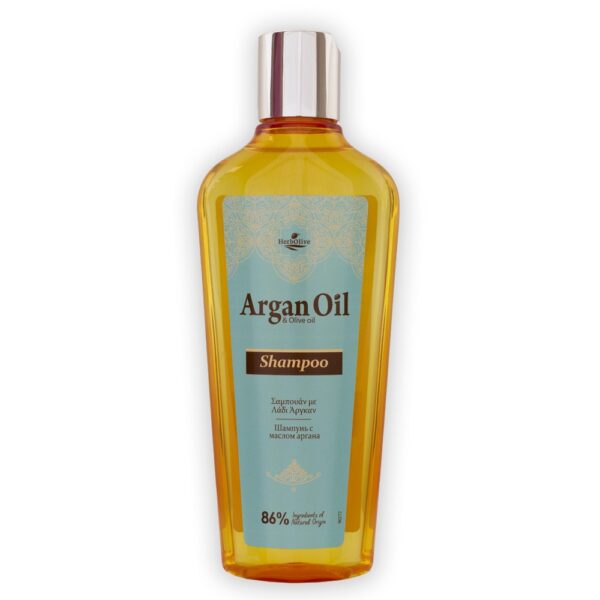 Argan Oil Σαμπουάν Για Όλους τους Τύπους Μαλλιών με Οργανικό Ελαιόλαδο και Έλαιο Άργκαν 200ml