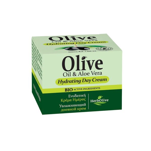 Herbolive Face Hydrating Day Cream with Olive Oil and Aloe Vera 50ml