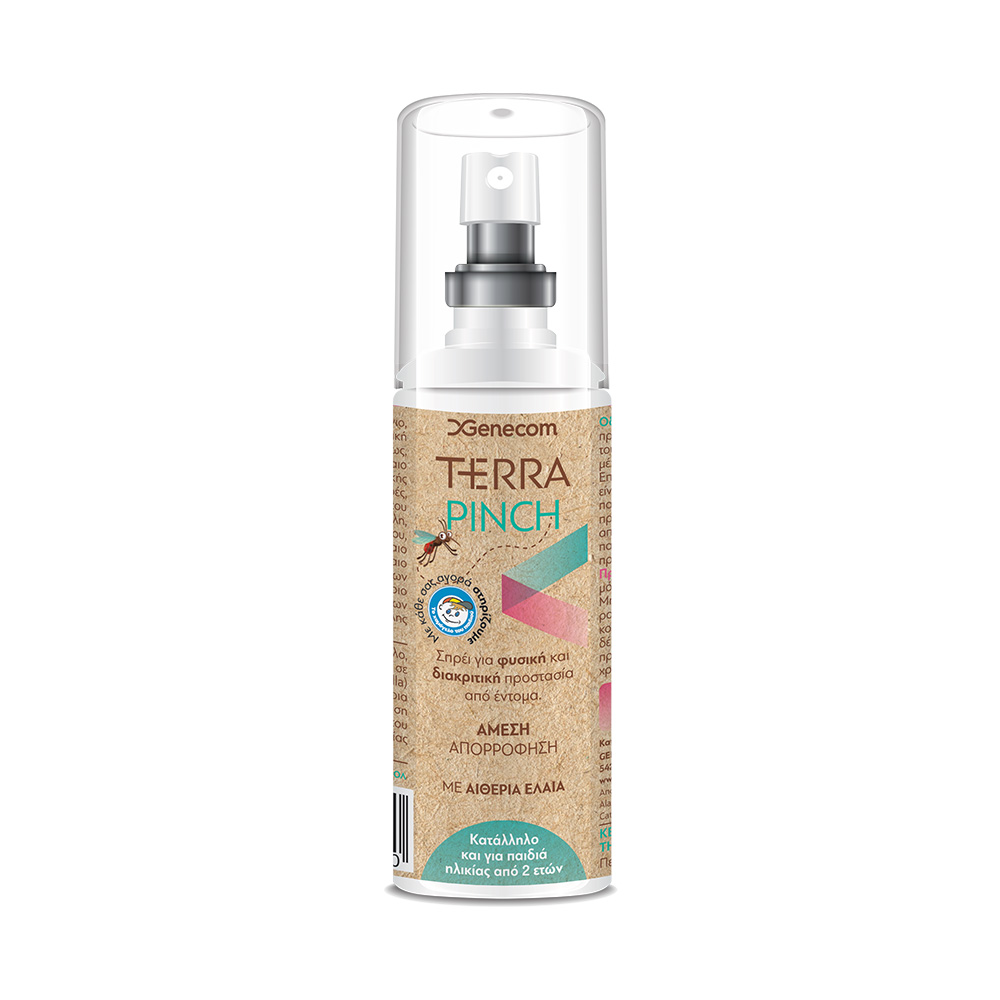 Genecom Terra Pinch Σπρέι Φυσική Προστασία από Έντομα 120ml