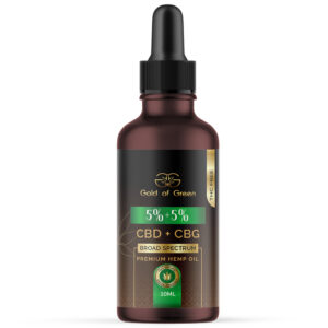 Gold of Green Έλαιο Κάνναβης CBD + CBG oil 5%+5% 10ml