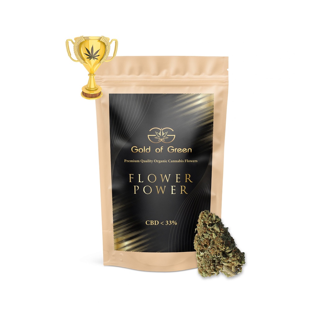 Gold of Green Ανθοί Κάνναβης CBD < 33% Ποικιλίας Flower Power 5gr