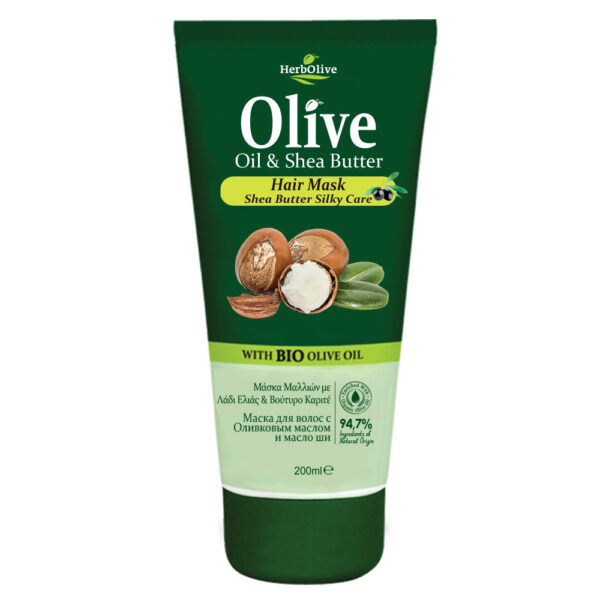 Herbolive Μάσκα Μαλλιών για Μεταξένια Φροντίδα με Shea Butter 200ml