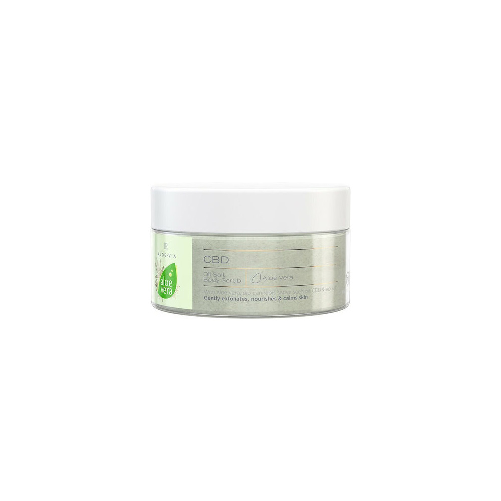 LR Aloe Via CBD Peeling Σώματος με Αλόη, Κάνναβη και Θαλασσινό Αλάτι 300gr